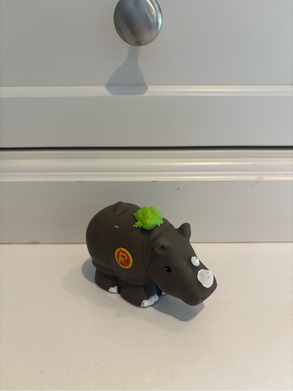 Little People Alphabet Rhinoceros Character
